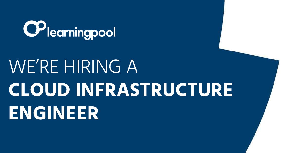 Learning Pool on Twitter "We're hiring! As Cloud Infrastructure