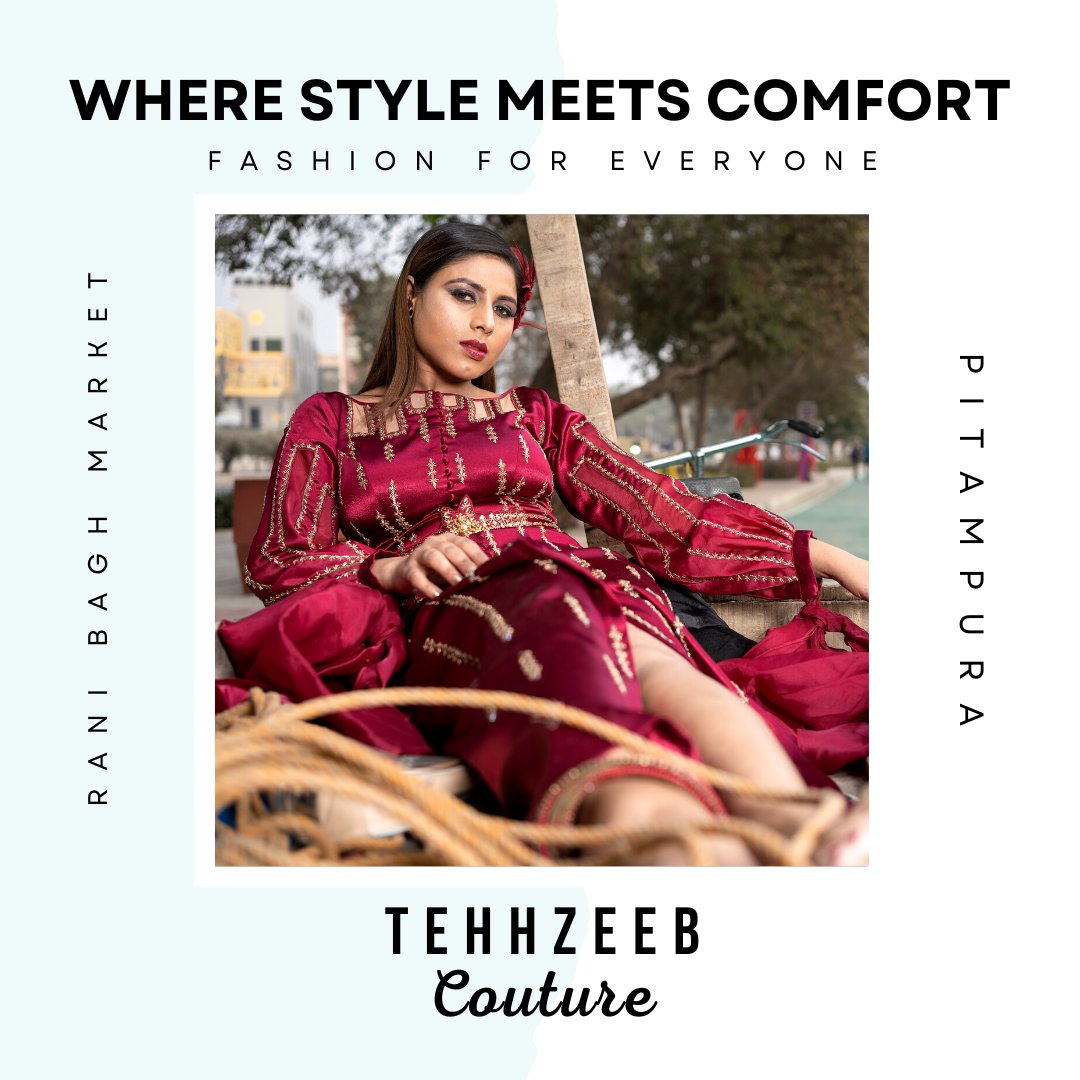 Turning heads with her impeccable fashion sense, Purwa Sinha shines in a beautiful creation by Tehzeeb Couture. #fashion #reddress #designer #dress #fashiondesigner #styling #fashionstyle #trendingstyle #trending #fashiontrend #latestfashion #tehhzeeb #tehhzeebcouture