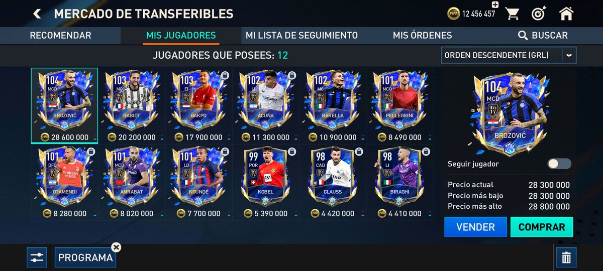 Mi suerte hasta el momento en el evento TOTY 🤔🤦‍♂️😁😂🤣