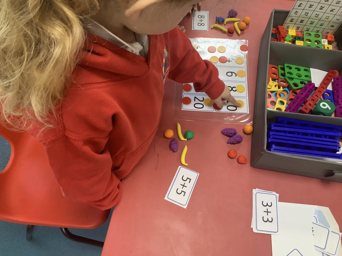 Y1RDPS's tweet photo. @Y1RDPS Maths is fun in year1. We are playing a doubles game with our maths buddies. https://t.co/S7x1JdPa0M