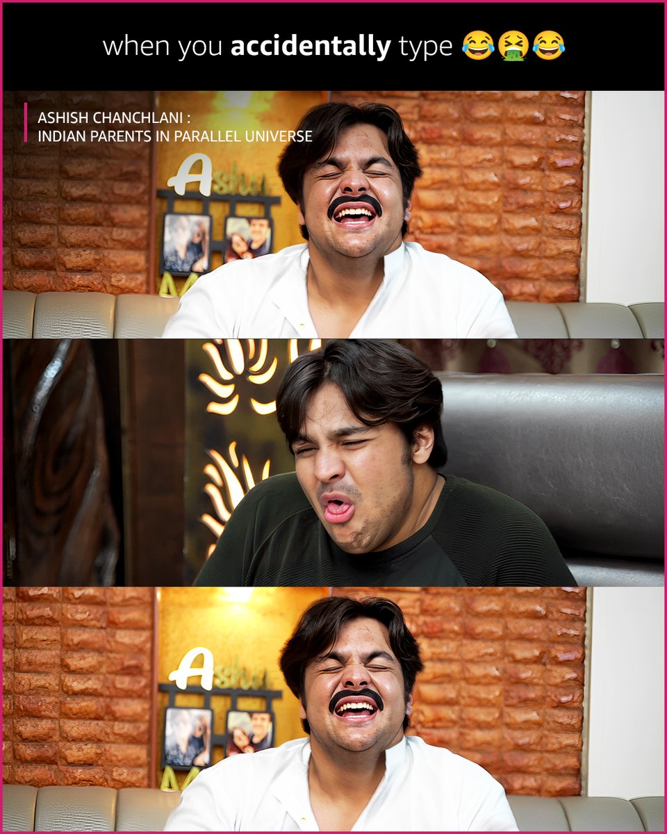 amazonMXPlayer's tweet photo. maaf kijiyega, woh galti se nikal jaata hai idhar udhar 😜
@ashchanchlani
#IndianParentsInParallelUniverse #AshishChanchlani #ACV #Comedy #Funny #Typo #WatchFree #WatchNow #AmazonminiTV https://t.co/ubi9i0CZsq