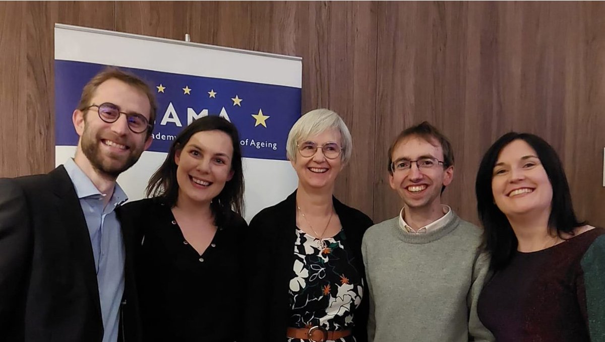 trigg_research's tweet photo. Previous week TRIGG-members Nele Van Den Noortgate and Anton De Spiegeleer were in Nice with the European Academy for Medicine of Aging (EAMA). With more than 60 ambitious European geriatricians  they learned about innovations in geriatrics and how to communicate ageing research https://t.co/thz8kO0xlQ