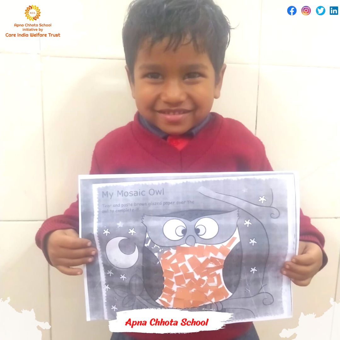 ciwtrust's tweet photo. Paper cutting and paste brown paper (owl) Activity.
#apnachhotaschool #acs #careindiawelfaretrust #ciwt #papercutting #papercut #paperart #papercraft #owl #paper #art #paperartist #handmade #papercutart #papercuttingart #papercrafts #papercutter #handcutpaper #papercutartist https://t.co/tmdhnwHrFc