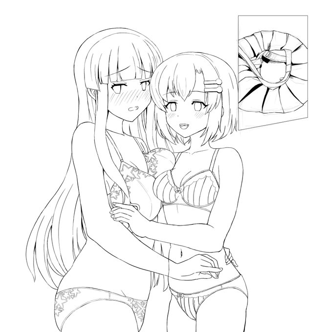 ヒロインたちも可愛く描けてるという話ですわ 