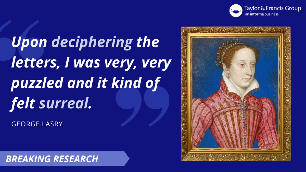 tandfnewsroom's tweet image. 50 secret, coded letters, penned by #MaryQueenofScots, have been unearthed by a team of codebreakers🔓

In this new study👇🏻, their decipherment work shows Mary's thoughts during her imprisonment, a few years before her beheading #OnThisDay in 1587
[thread]
tandfonline.com/doi/full/10.10…