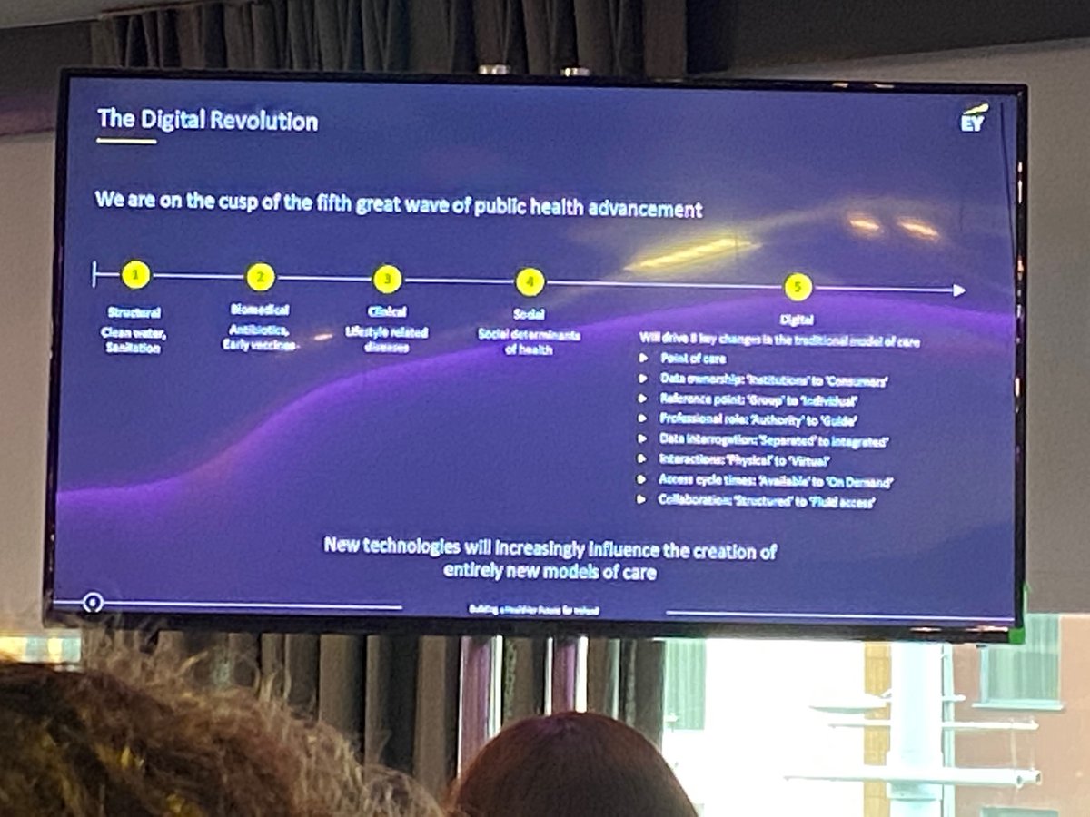 PaulMcCarthy1's tweet image. @ronan_glynn models of patient care are going to fundamentally change with the introduction of enabling technologies. @EY_Ireland #healthsummit23