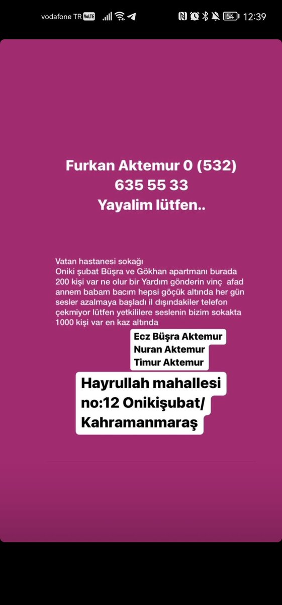 Mervekaymaazz's tweet photo. @solcugazete #AFADKahramanmaras #AFADMaras https://t.co/CQ43WCILVH