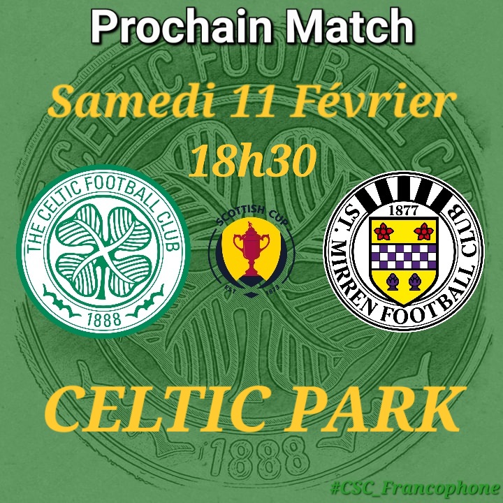 CSC_Francophone's tweet photo. #CelticFC #OneClubSince1888 #OpenToAllSince1888 #HailHail #YNWA #COYBIG #BHOYS #HOOPS #CelticFamily #CSC_Francophone #CelticTeam #NoToRasicm #ScottishCup #CELSTM
🍀🇮🇪🍀🏴🍀 https://t.co/ZHHs1AN8Ft