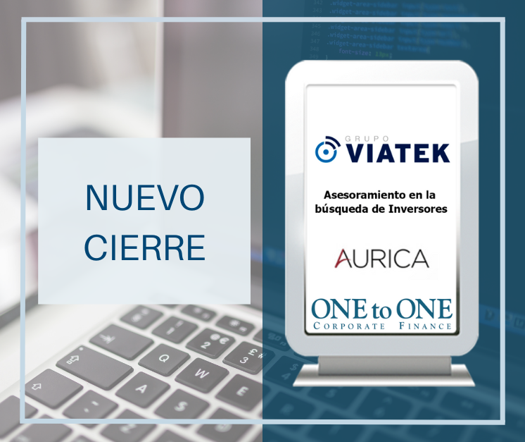 🏆 ONEtoONE se complace en anunciar que Aurica Capital ha adquirido una participación minoritaria de nuestro cliente, @grupoviatek. 👏 Esta operación ha sido dirigida por @bdlhera y @davidrodG , socios de ONEtoONE España. #ONEtoONE #CorporateFinance #MnA