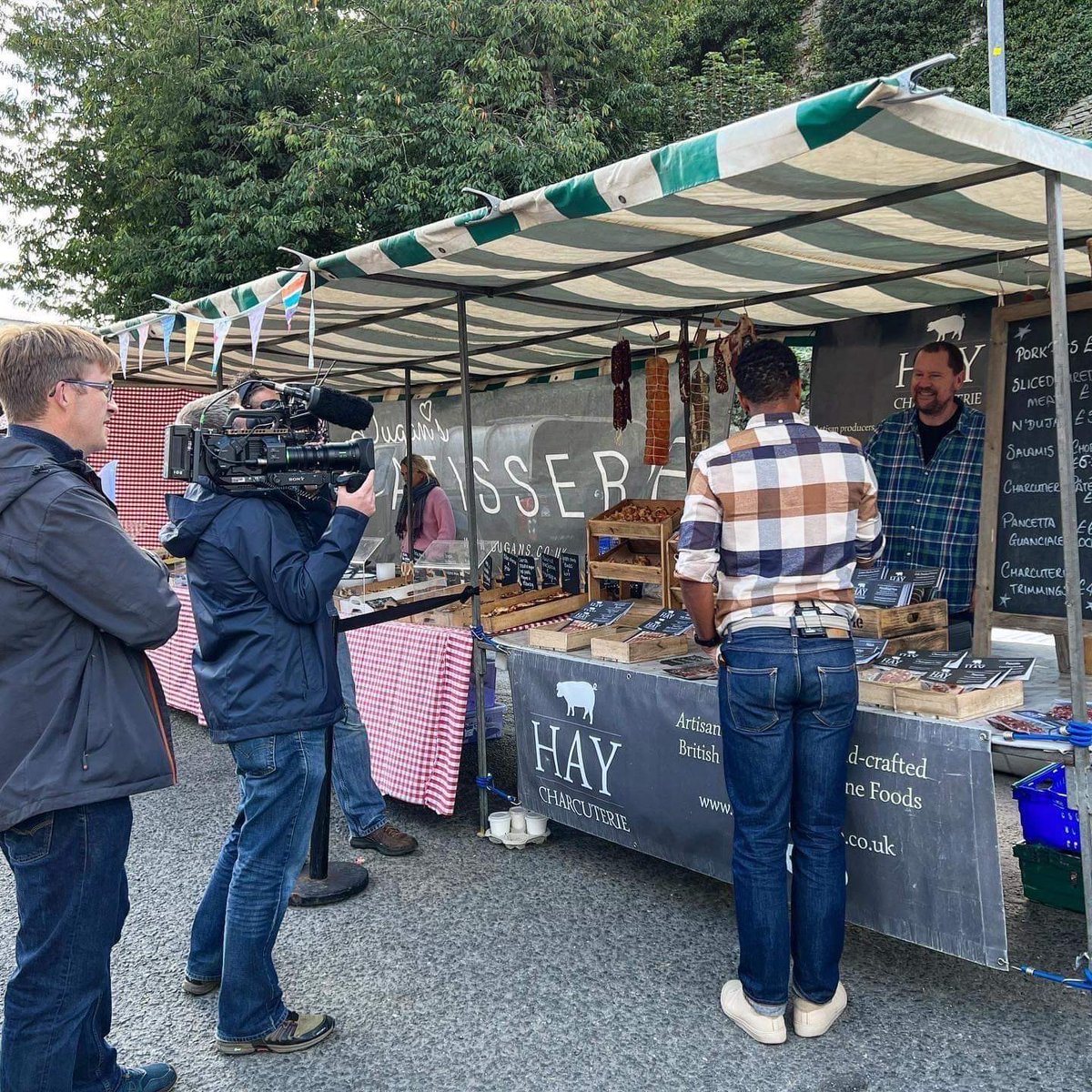 Check out the Food Fest series now available on BBC iplayer bbc.co.uk/iplayer/episod… Episode 3 features our Awesome Local Market Hay Markets Ltd] We’re one of the local producers there every Thursday 😊 Products also available from our online shop haycharcuterie.co.uk/shop #hayonwye