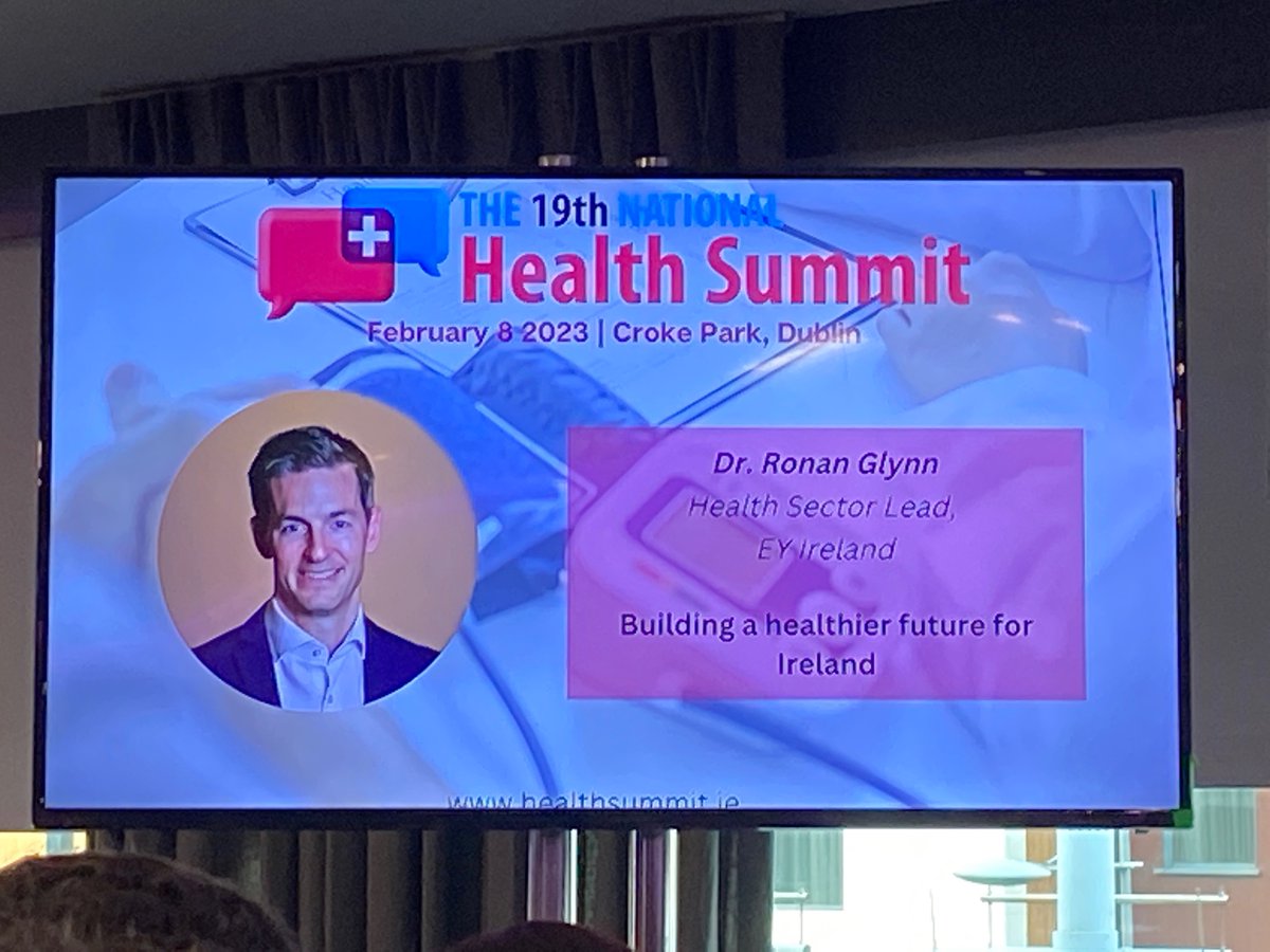 PaulMcCarthy1's tweet image. Super talk from @ronan_glynn @ey_ire. explaining how models of care are going to fundamentally change from what we have seen over last 50 years #healthsummit23