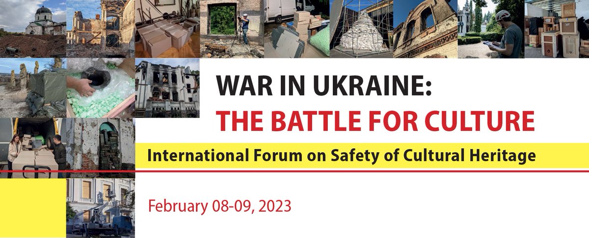International Forum on the Safety of Ukrainian Cultural Heritage is taking place on February 8-9. You can view the live stream in English on HERI's Facebook page and in Ukrainian on the Maidan Museum's YouTube page.