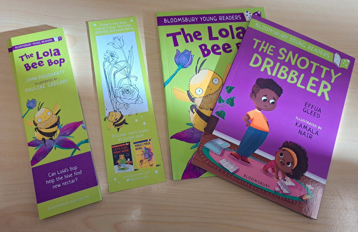 Thanks <a href="/BloomsburyEd/">Bloomsbury Education</a> for these lovely young readers and bookmarks 👍😍📚