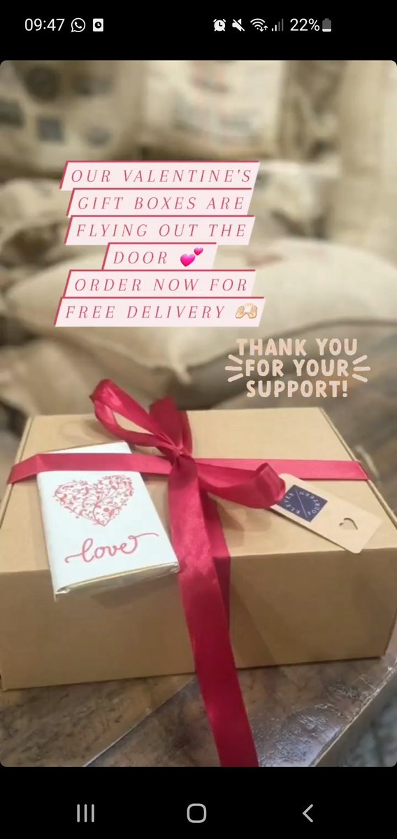 Our Valentine's Gift Boxes are proving very popular! Thank you for choosing us! 💕 Limited amount available, order now for free delivery 💕 #aspecialbrewjustforyou #Eleven14 #coffeeroasters #valentinesgift #someonespecial #coffee #chocolate #irishbusiness eleven14.ie