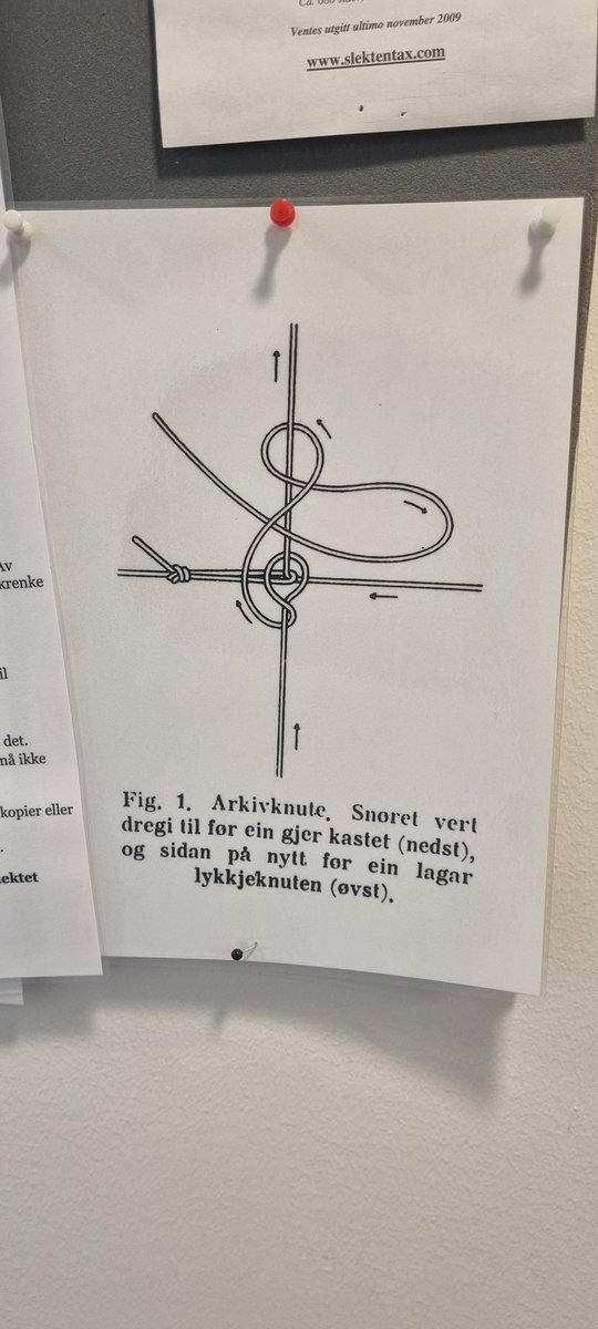 You've just got to love these instructions to make 'archival knot' @Arkivverket 😁
Is it the same elsewhere?
#archives #history #Norway #Norge #knot