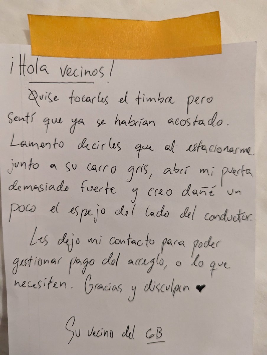 GustavoValverde's tweet photo. Gracias vecino por ser una persona decente y responsable ✨ https://t.co/oLjCzRC3xO