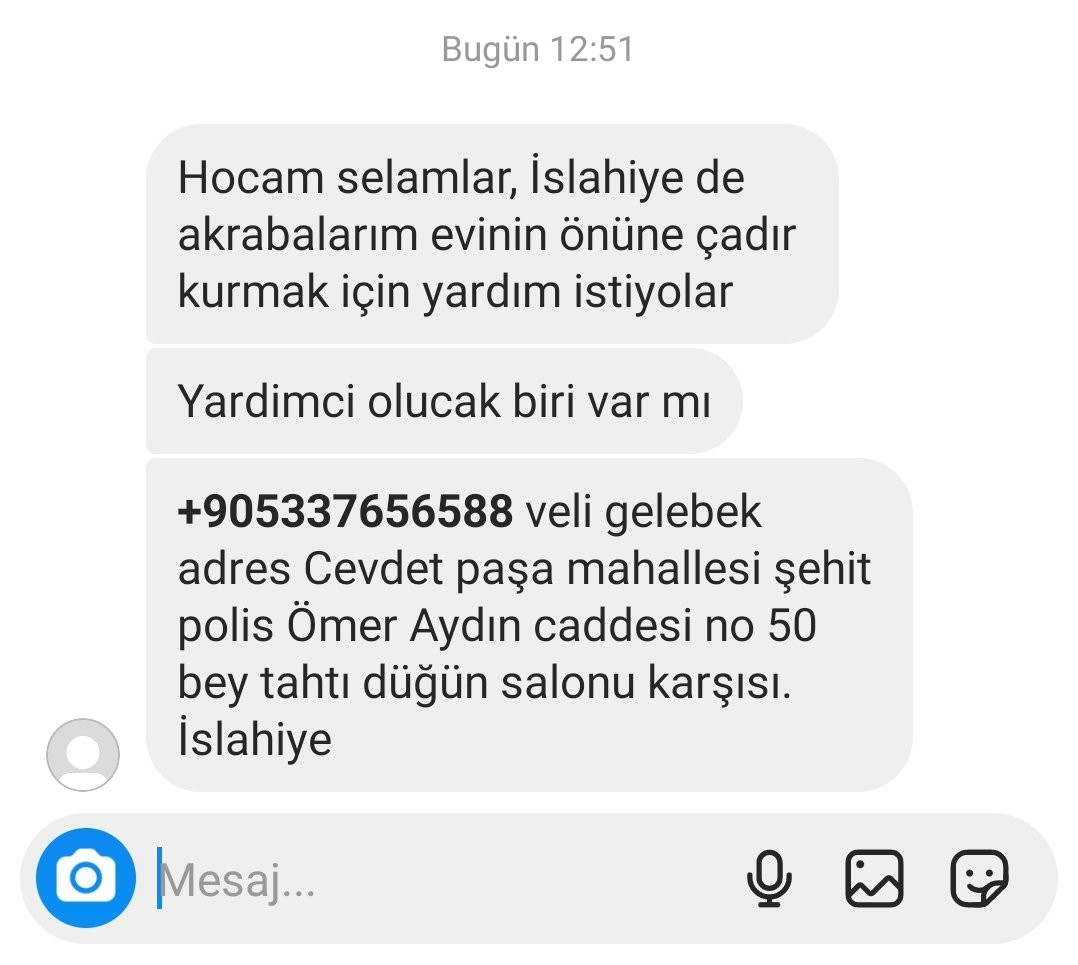 AhmetETayyar's tweet photo. Bir öğrencim yazdı. ISLAHIYE..
Telefon fotoda mevcut!!!
#islahiyedeprem #islahiyeyardımbekliyor #islahiye #afadislahiye #AFAD #AFADantep #AhbapDernegi #AHBAP #ahbapacil https://t.co/23Bx63JtHT