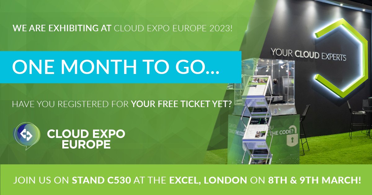 We're exhibiting at @CloudExpoEurope 2023!

One month to go... have you registered for your free ticket yet?

 Join us on stand C530 at the ExCel, London, on 8th & 9th March!
 
✔️ Evaluate your business needs
🤖 Meet Homer, our mind-control, beer pouring robot 

#CEE23 #TSL23