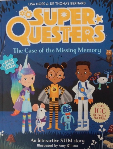 JillBennett18's tweet photo. Highly engaging, the new interactive #STEM story featuring the #SuperQuesters in #Thecaseofthemissingmemory @QuestFriendz @ThomasAMBernard @lisa_a_moss illus. #amywillcox is #RedReadingHub’s #picturebook of the day reviewed over on the blog https://t.co/3ot4j2C6Uo https://t.co/HBy2Vmfve3