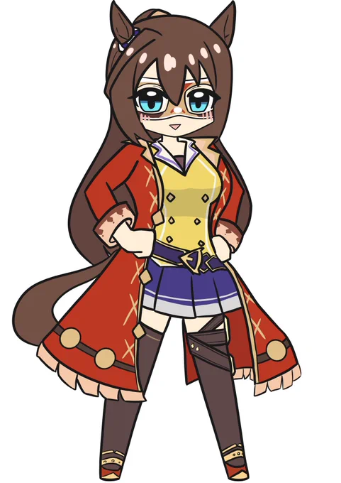 エル#ウマ娘 #エルコンドルパサー 