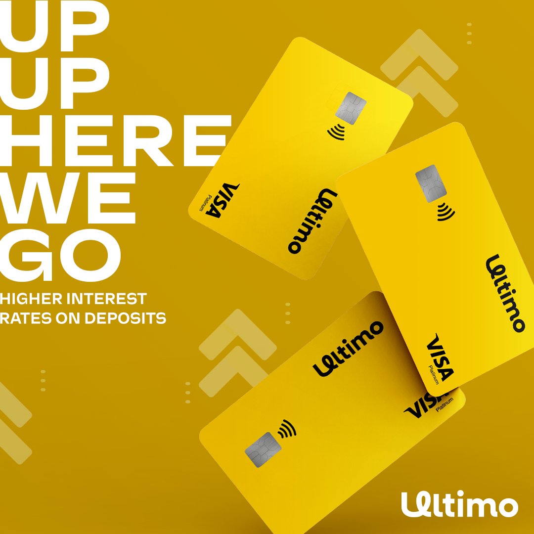 ultimoPay's tweet photo. Earning high-interest rates per year is like being paid a bonus every month 🎉 If you're into growth this 2023, your best play to date is opening an Ultimo offshore account! #UltimoPay #offshorebank #finance #crypto #NFTs #USDC 

Get started today over at https://t.co/7NCkrNJBcM https://t.co/dfvIXOYylx