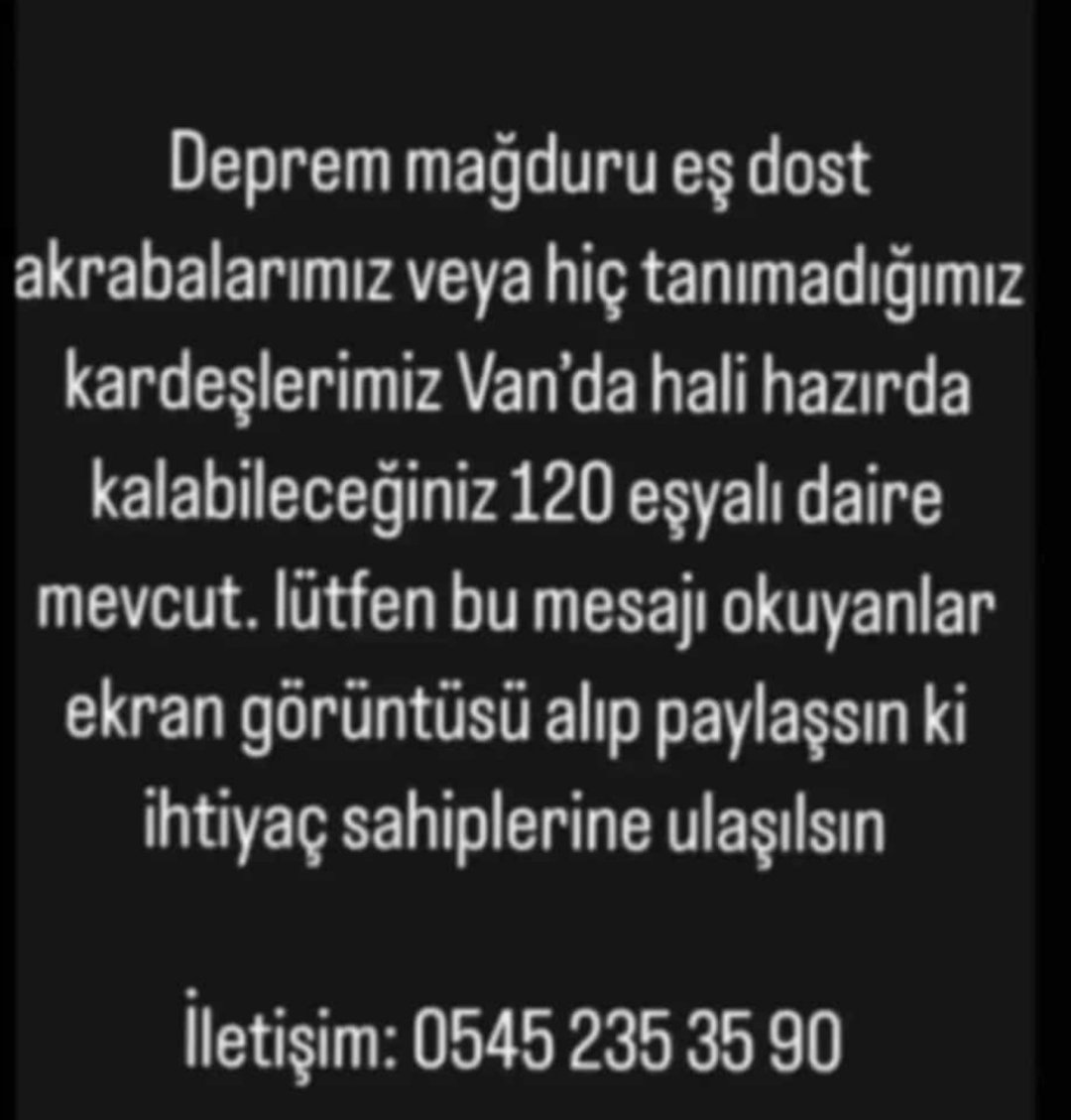 Duyuralım lütfen