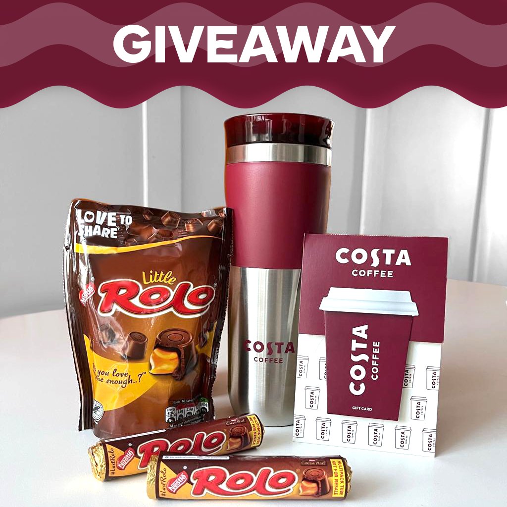 To celebrate our NEW ROLO range at @CostaCoffee, you have the chance to #WIN a Costa gift card, travel mug & ROLO goodies 🥳 To enter: FOLLOW @Rolo & @CostaCoffee RETWEET this post COMMENT who you're sharing a ROLO & Costa date with soon T&Cs 👉nes.tl/RoloGiveawayUK