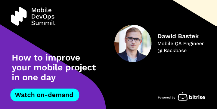 bitrise's tweet photo. Eager to learn how to improve your mobile project in one day? 

@Backbase reveals how one messy project led to the introduction of processes that made their projects more resilient to unexpected code merges 👉 https://t.co/DXVGKrAPtd  

#mobiledevops22 #mobiledevops https://t.co/M30iIBuEsG