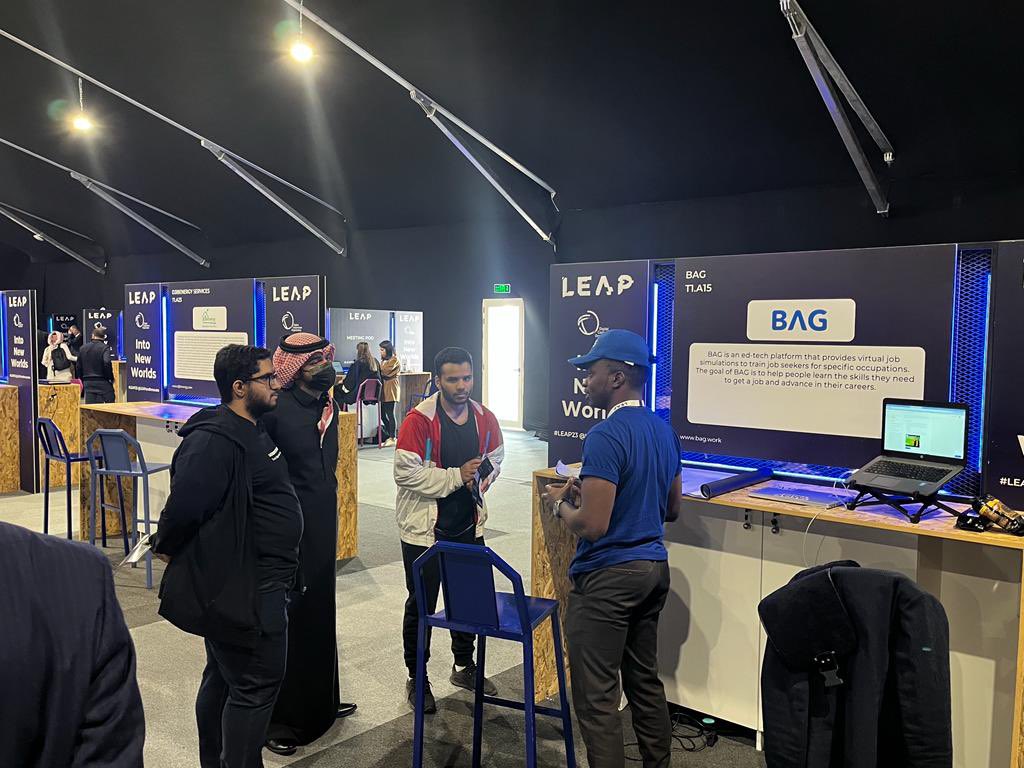 bagtechnologies's tweet photo. We're building key partnerships and friendships in the Middle East. 

Who is ready for BAG MEA😉? 

#LEAP23 https://t.co/T9lVJm3jIf