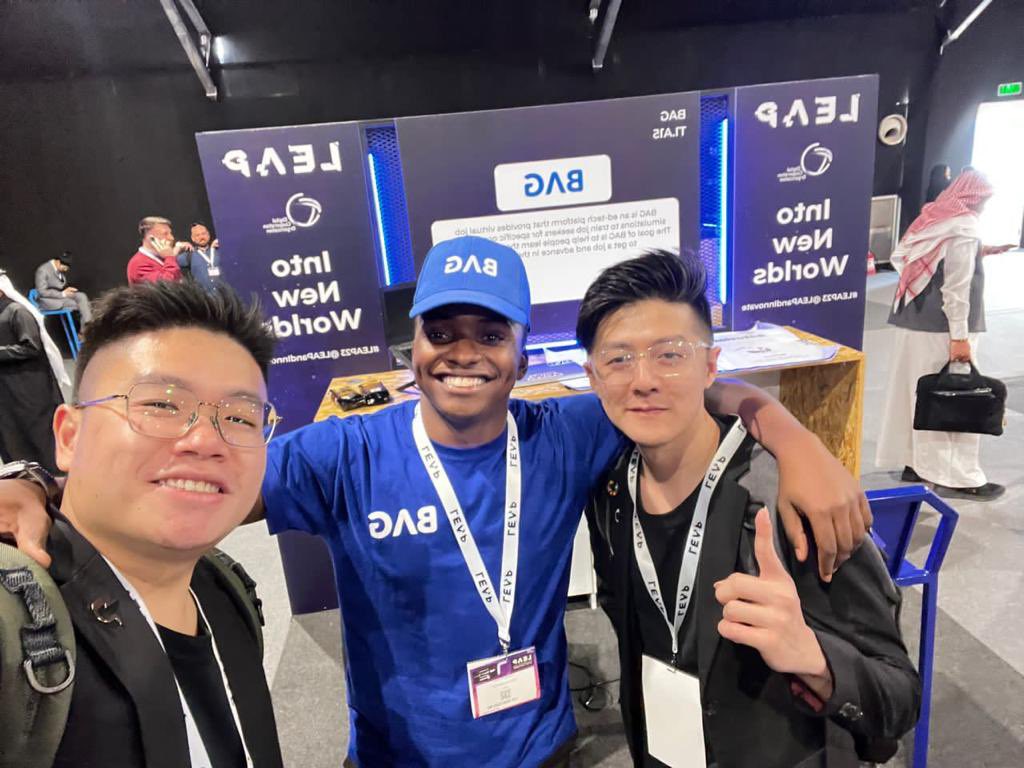 bagtechnologies's tweet photo. We're building key partnerships and friendships in the Middle East. 

Who is ready for BAG MEA😉? 

#LEAP23 https://t.co/T9lVJm3jIf