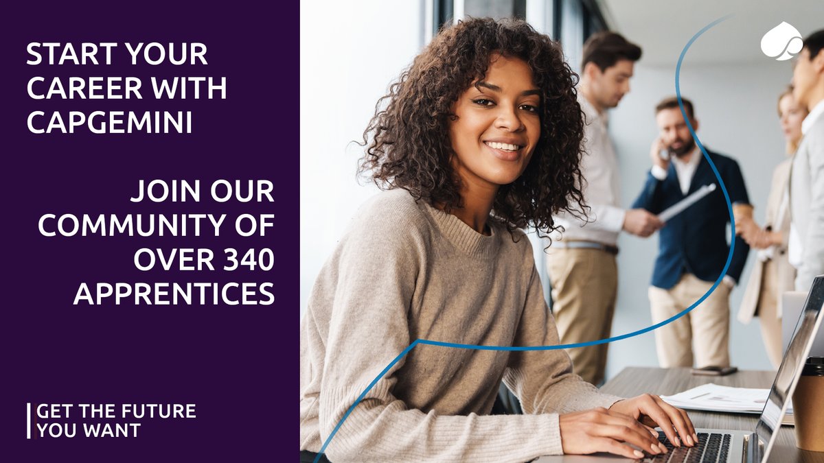CapgeminiUK's tweet photo. Over 1000 apprentices have kickstarted their careers here at Capgemini. If you’re interested in getting the future you want, explore our opportunities today! 

Available roles here: https://t.co/Bbn3vk0OrA 

#GetTheFutureYouWant #LifeatCapgemini #CapgeminiUK #NAW2023 https://t.co/Yavr8sg0QA