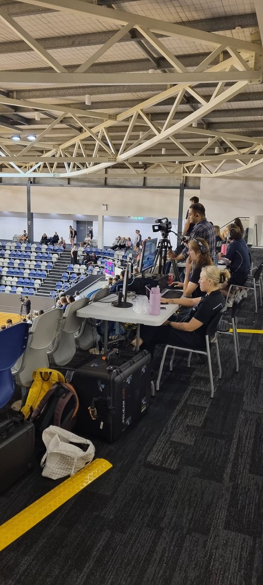leigheeles's tweet photo. How cool is this to see at @VMMNA_ games. Nothing like be broadcast live. #malenetball #semifinals https://t.co/O0UzEGcUnu