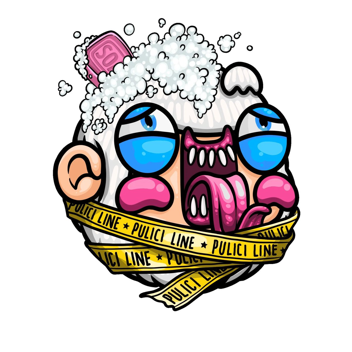 [The Sus Yeye ]
I found the combo of orgasmic face with the tape to censor what happened behind the shower curtain. The face is purrrfect . 

<a href="/YEYE_NFT/">YEYE NFT</a> #MyYEYEMyWay