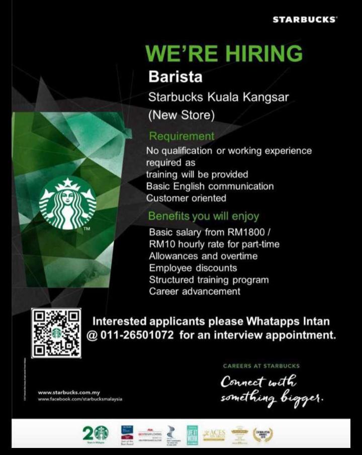 Kuale menuju menjadi bandaraya 😆

Sesape yg pandei speaking, boleh le apply jadi tukang bancoh ayo di Starbucks cawangan Kuale.