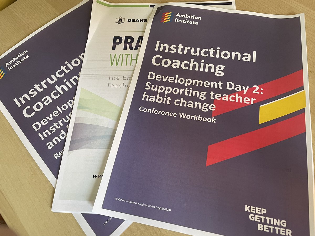 ATTIDeputy's tweet image. Really excited for our @Ambition_Inst Development Day 2 with @wheninclass in preparation for our @ATTInstitute coaching offer with @CatherineRusht2 ๐ซ#TransformingPD #KeepGettingBetter