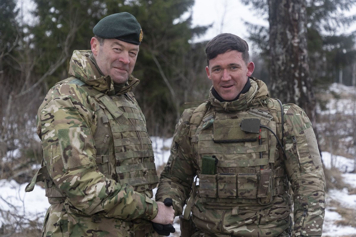 B Company have recently been visited by CGS out in Estonia and demonstrated their lethal capability as a dedicated Anti-Tank Company. Congratulations go to, now Sergeant, Vaughey on his promotion. @natobgest