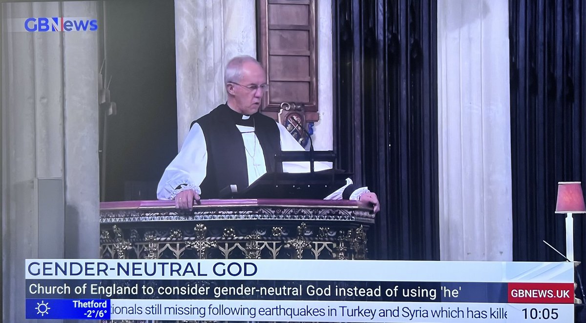 vincent_bauhaus's tweet photo. CoE Church of England to consider gender neutral god instead of using he! - the church of blasphemy has started again! Appalling. I pray the public doesn’t confuse this 1 deceiving church group with the many other churches denominations #apostacy #christianity #jesuschrist https://t.co/b8fo9GHtSA