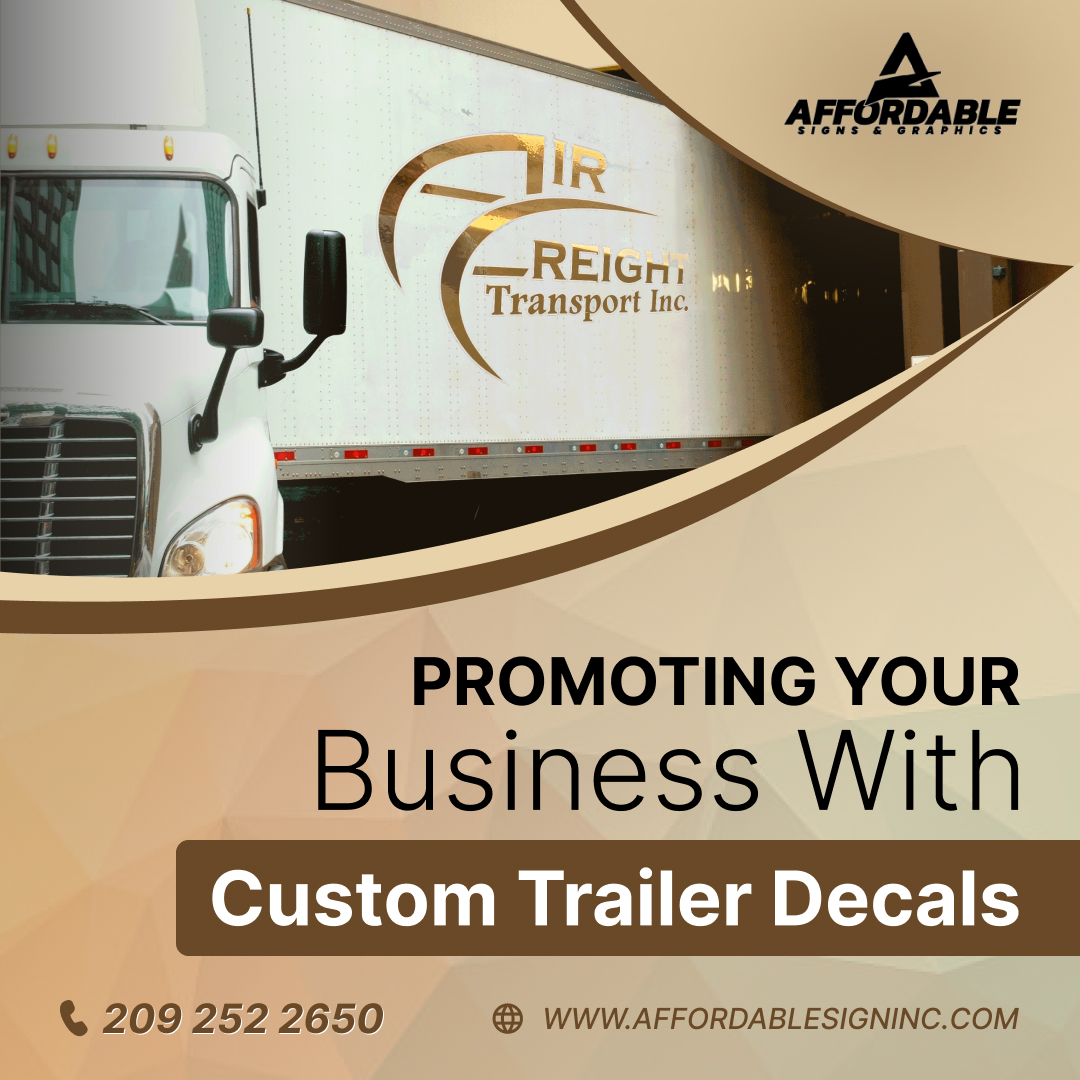 AffordableSign9's tweet photo. We have the expertise to help you design the most attractive custom decals. 

For more blogs visit:https://t.co/hMCTDaPbY4
Contact Us : (209) 252-2650 

#trucks #truckwrap #graphics #Stickers  #Stockton #vinyldeals  #Sign  #trailer #USA #California #trailerdecals https://t.co/IkcLS3WcX4