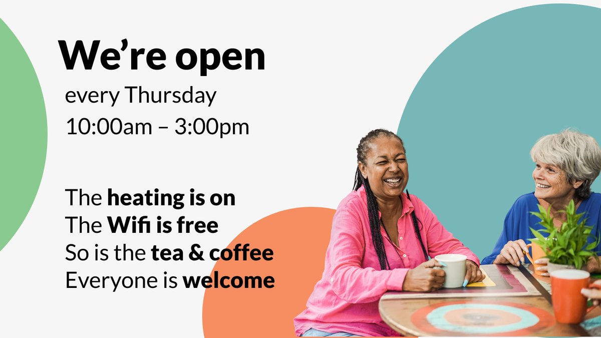 We're open as usual this Thursday 10:00am to 3:00pm for a warm space to meet friends and relax.

This week there's even some valentines day themed crafts. Everyone is welcome.