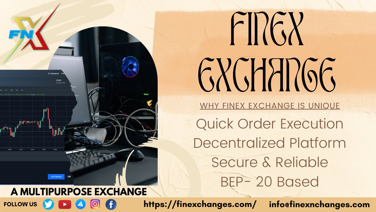 FinexExchange's tweet photo. Why FINEX Exchange Is Unique https://t.co/LFhpQjP8mY