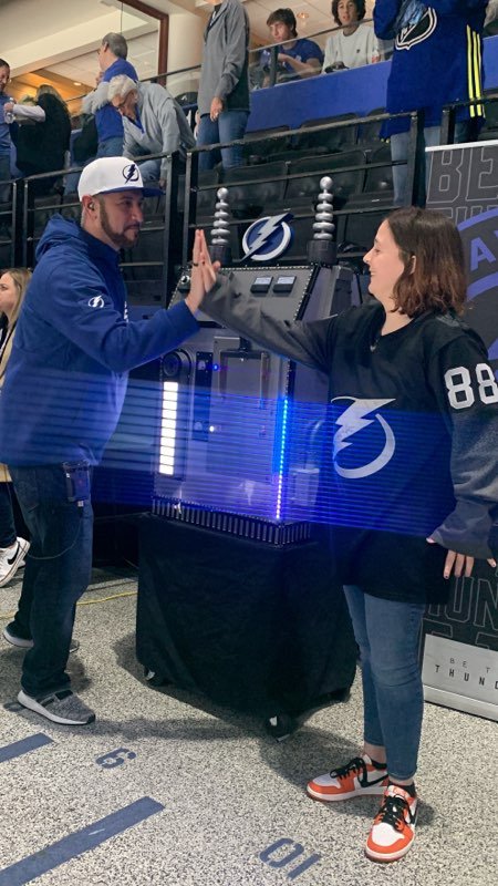 @GregWolfTBL @TBLightning @StreetLacedDJs Greg, thank you so much for keeping an eye on my daughter Jess tonight (sure they filled you in on backstory). You spending what I know are valuable minutes chatting with her before the lighting of the coils  speaks volumes to your class