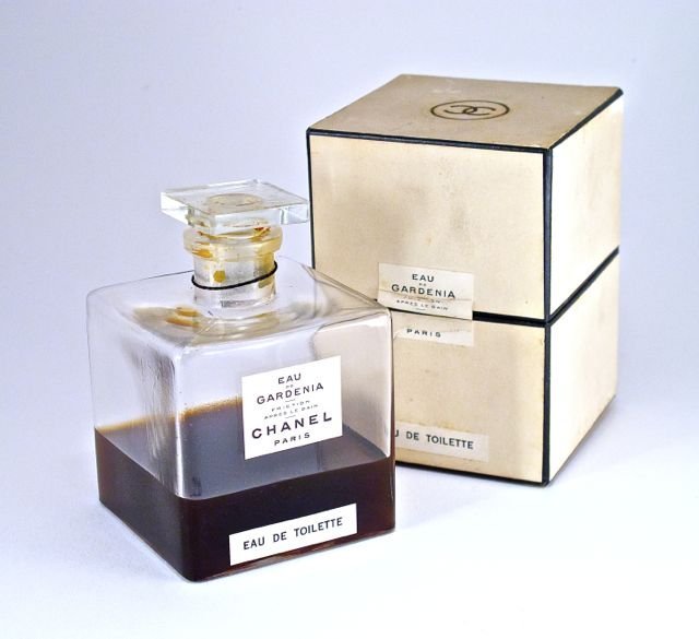 Pat on X: 1940's Chanel Eau De Gardenia Eau De Toilette Perfume Bottle   / X