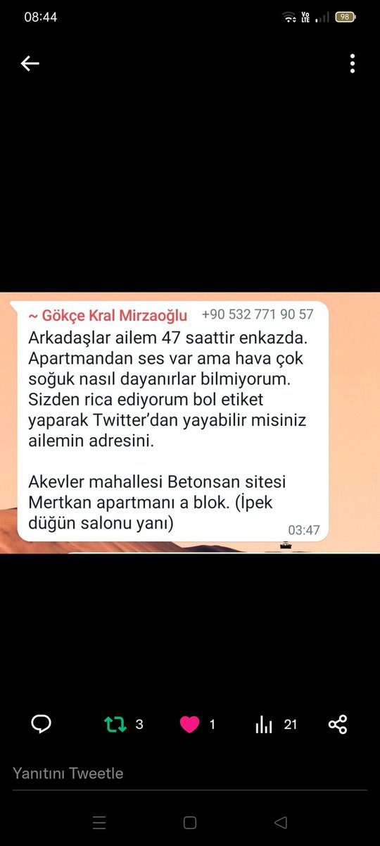 ZhalKANTAR4's tweet photo. #AFAD #AFADhatay #deprem #kizilay #halukleventacil https://t.co/8H9YpqHUsf