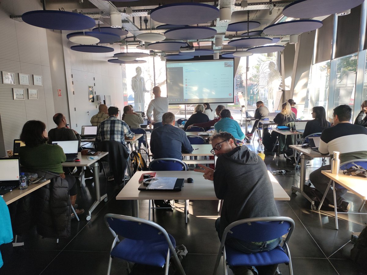 Hard at work at the <a href="/eLTER_Europe/">eLTER</a> software workshop in #Lyon #INRAE 
#elter #deims