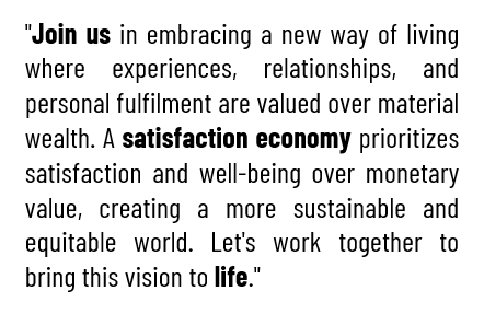 SatisfactionEC0's tweet photo. Join us! "End economic monopoly to set humanity free". Let's bring Satisfaction Economy to life! https://t.co/aNkoJXV0ij

#satisfactioneconomy #economics #economicmonopoly #endeconomicmonopoly #wellbeing #wealth #sustainable #equitable #world #worktogether #vision #life #economy https://t.co/mLoxXTEhhY