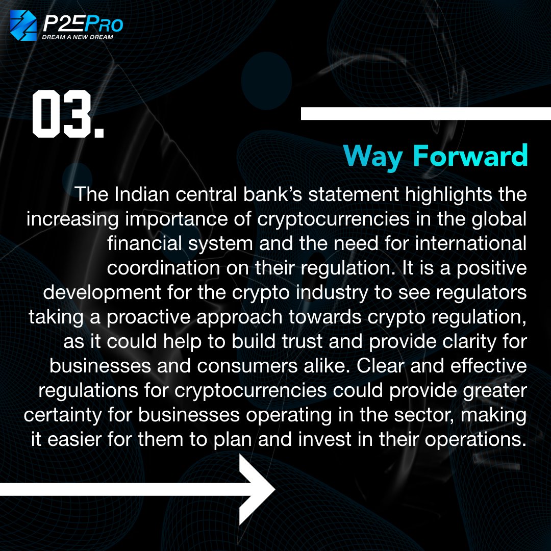 P2E_Pro's tweet photo. Indian Central Bank, "Developing Global Crypto Regulation Is a Priority for G20 Under India's Presidency.”

#p2e #p2epro #web3 #techinnovation #crypto #cryptocurrency #india #centralbank #g20 #g20summit https://t.co/5FRAaY9Eog