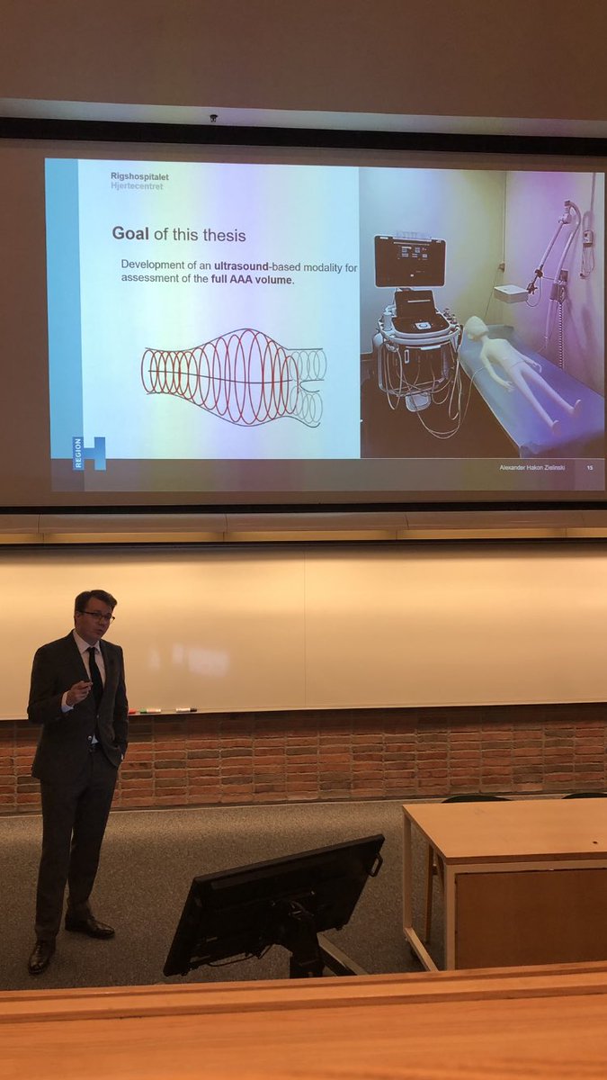 Rebecca Skov (@rebecca_skov) on Twitter photo <a href="/ahzielinski/">Alexander Zielinski</a> from <a href="/VascularCph/">CPH Vascular Research Unit</a> defended his PhD thesis on extended field of view 3D ultrasound. What an impressive project and absolutely convincing defend. Congratulations with your new title. And congratulations to primary supervisor <a href="/EibergJonas/">Jonas Eiberg</a> <a href="/ahzielinski/">Alexander Zielinski</a> from <a href="/VascularCph/">CPH Vascular Research Unit</a> defended his PhD thesis on extended field of view 3D ultrasound. What an impressive project and absolutely convincing defend. Congratulations with your new title. And congratulations to primary supervisor <a href="/EibergJonas/">Jonas Eiberg</a>