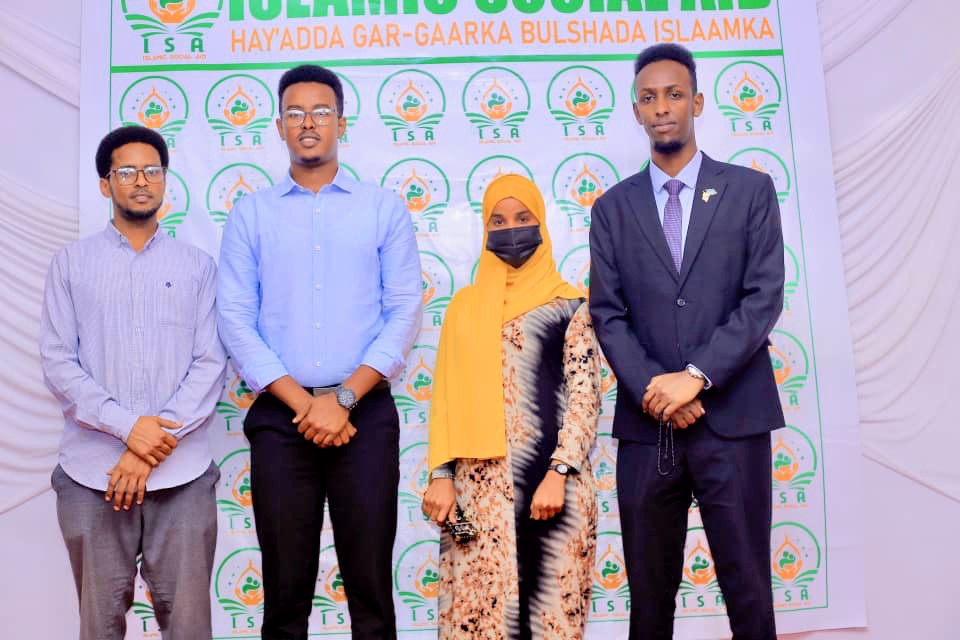 MSaidGabow's tweet photo. From left: Mr. Ahmed Khaire, Mr. Ahmed M Da'ud, Mrs. Habiba Ahmed Ali (Hilkas) and Mr. Mohamed Said ( Gabow). Somali National University (SNU) Family. https://t.co/f2RrSN9c6Q