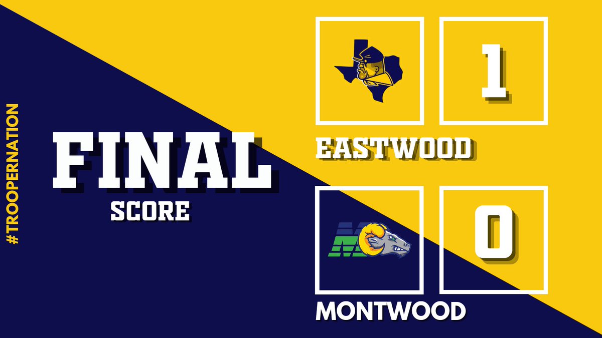 ehs_mensoccer's tweet photo. Final from Eastwood High School

Eastwood 1
Montwood 0

#GoTroop | #TrooperNation

@Fchavezeptimes | @YISDAthletics1
@50_50Pod | @LethalSoccer https://t.co/41bNDXTsb2