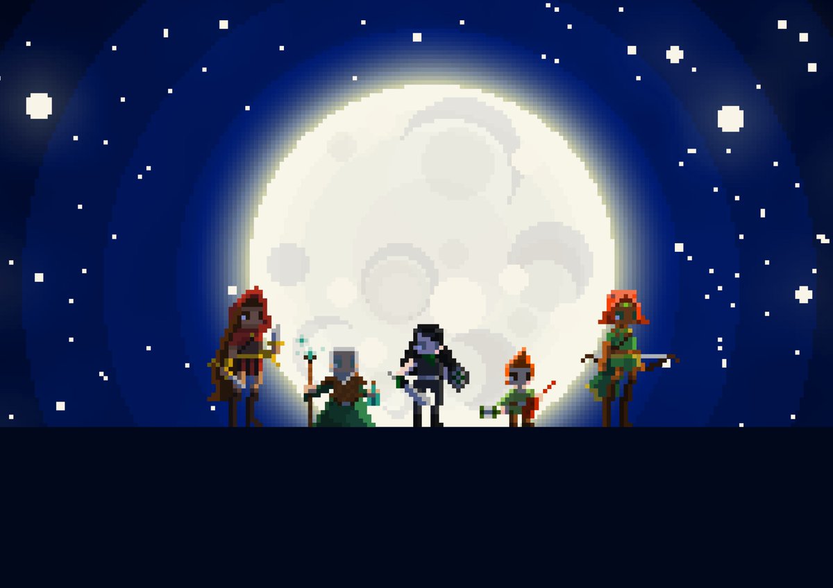 BinkyBee_'s tweet photo. #art #illustration #pixelart #DnD #dungeonsanddragons 

 Here's some D&amp;D character pixel art I made a billion years ago👾 

(I keep forgetting to post here, I kinda want to get this caught up with my Instagram.) https://t.co/lwT9vnmTFJ